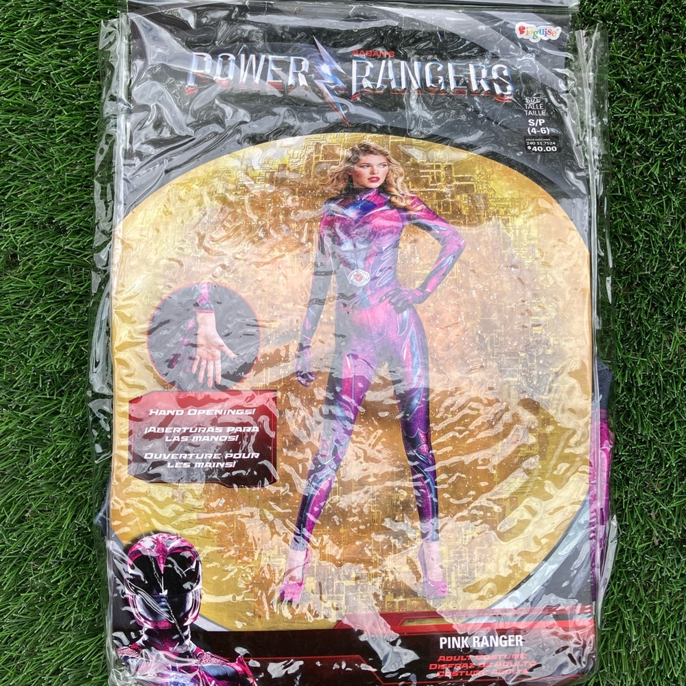 Power Rangers Pink Ranger Costume Adult S/4-6